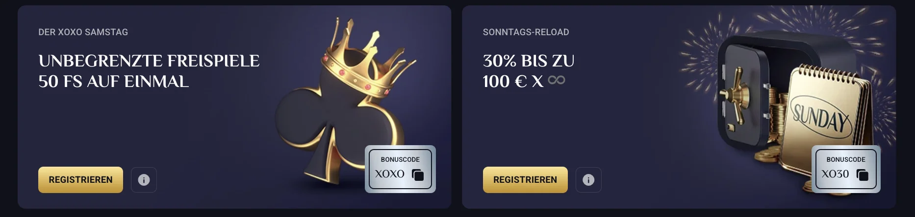 bonuses RollXO Casino
